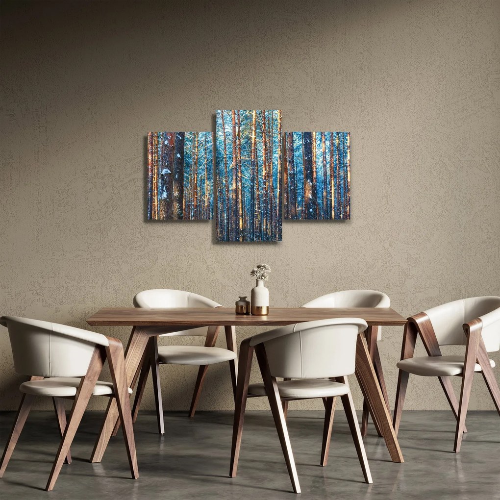 Tablou - Pădurea iarna (90x60 cm)