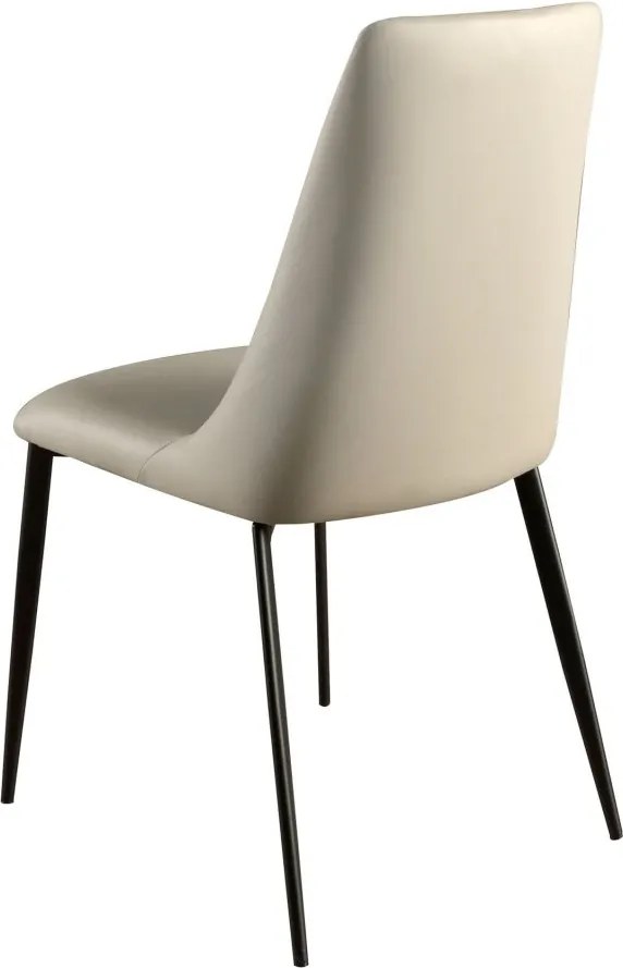 Scaun design LUX, Metal, Piele Sintetica, Sand