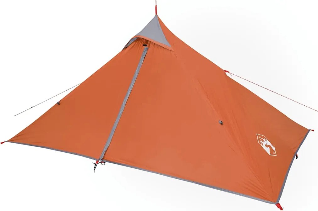 vidaXL Cort suspendat tipi pentru 1 persoană, portocaliu, impermeabil