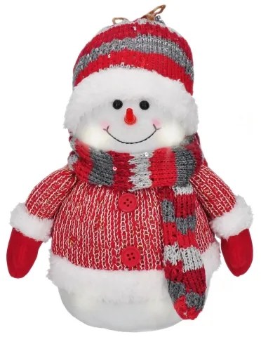 Decorațiune LED de Crăciun LED/3xAA om de zăpadă Solight 1V257