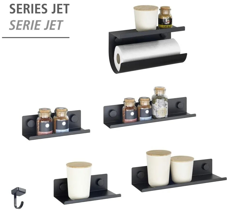 Organizator pentru mirodenii autoadeziv din metal Jet – Wenko