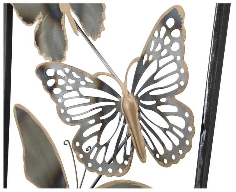 Decorațiune metalică pentru perete Mauro Ferretti Butterflies