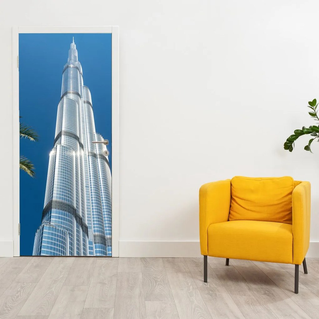 Fototapet pentru ușă - Burj Khalifa (95x205cm)