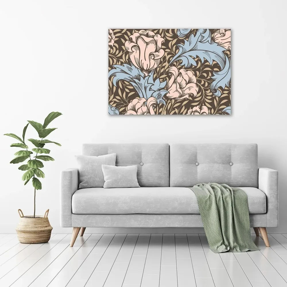 Tablou pe pânză canvas Model floral