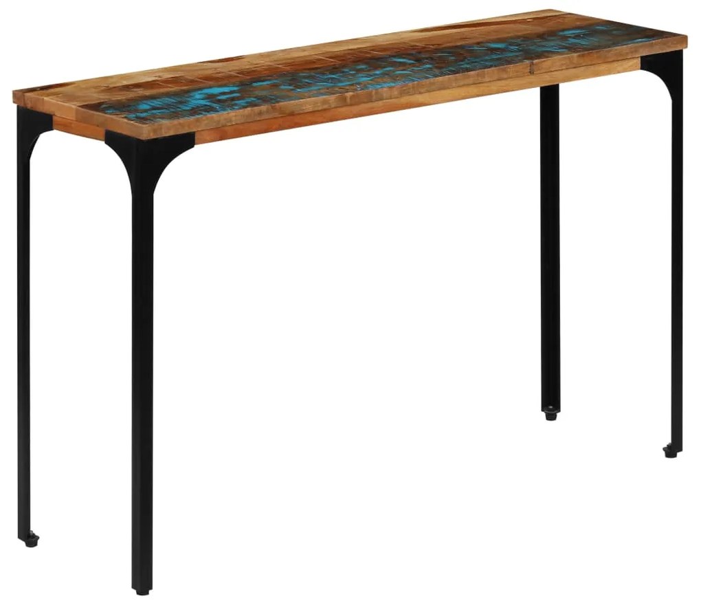 vidaXL Masă consolă, 120 x 35 x 76 cm, lemn masiv reciclat