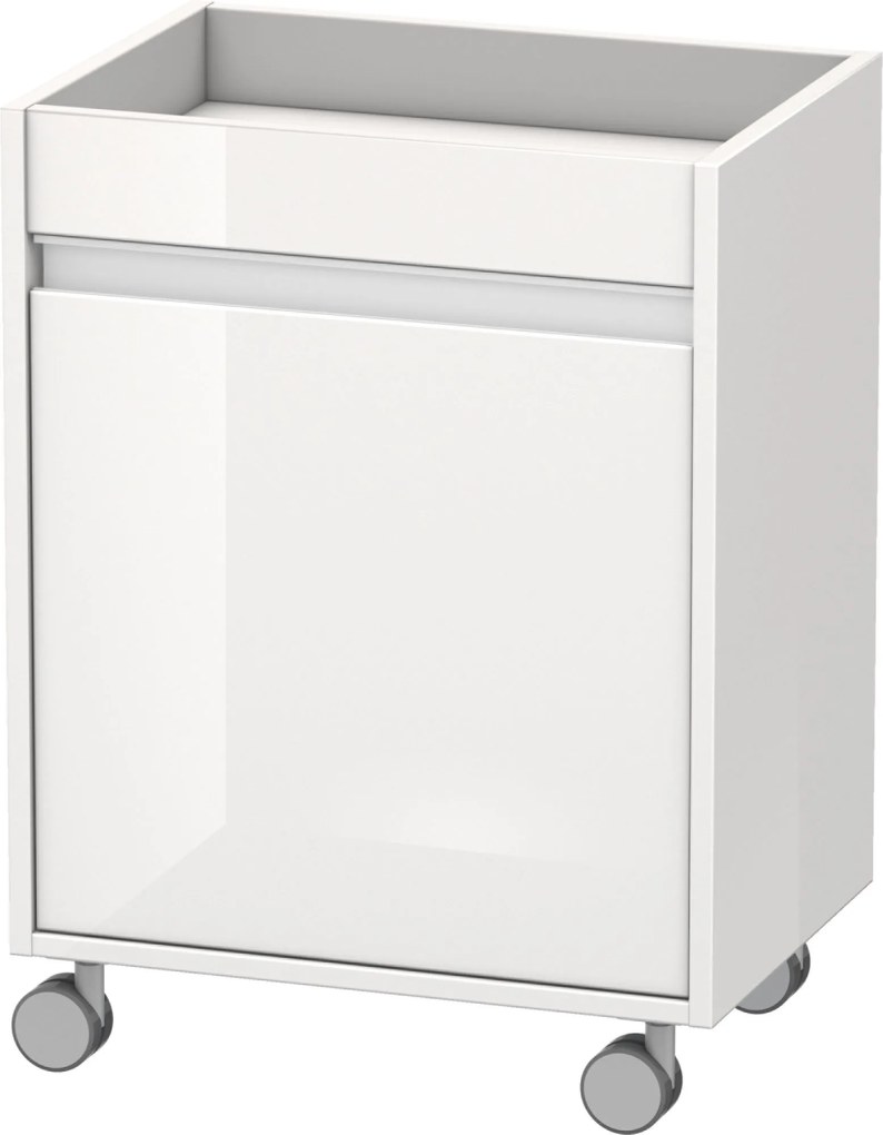 Duravit Ketho dulap 50x36x67 cm laterala pe picioare alb KT2530R2222