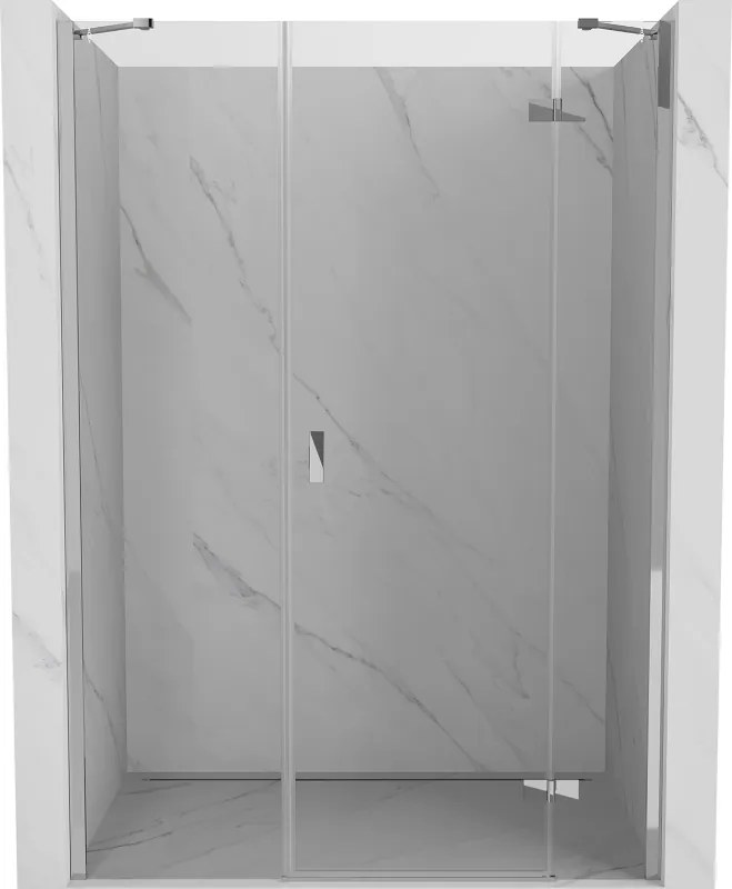 Mexen Mist-H ușă de duș batantă dreapta 150 cm, transparentă, crom - 8A5-150-001-01-00-P