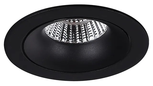 Spot directionabil, incastrabil tavan fals, LED dimabil, ARYA TILTED negru H0099 MX