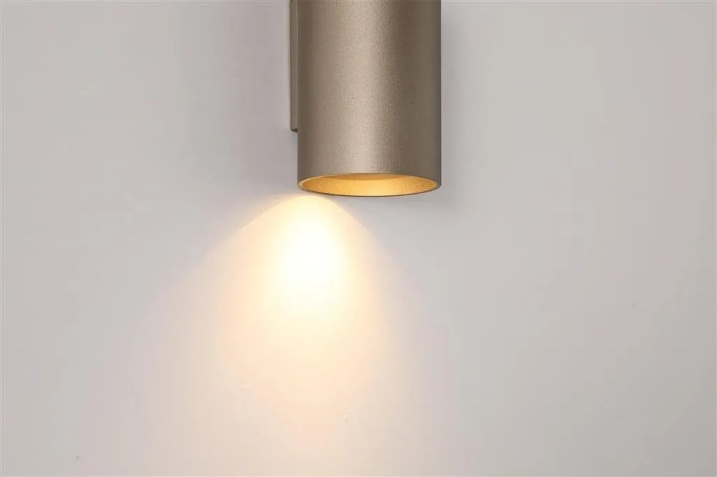 Aplica iluminat ambiental metal cafeniu Cyls