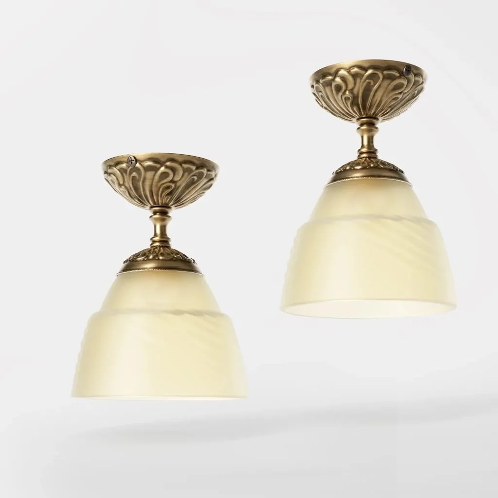 Lustra aplicata din alama stil Neoclassical Elisa