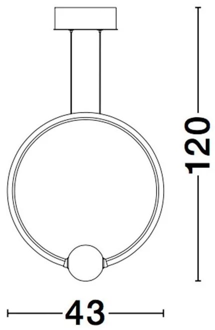 Lustra LED dimabila cu telecomanda design modern Celia negru