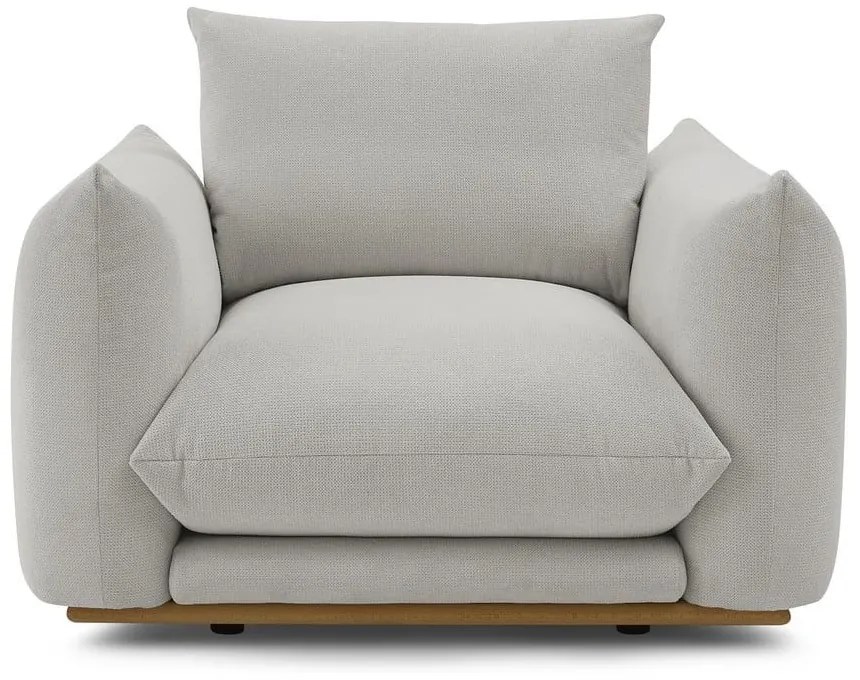 Fotoliu gri deschis Ernest – Bobochic Paris