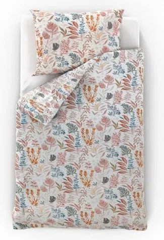 Kvalitex Satin lenjerie de pat Luxury Collection Coral garden, 220 x 200 cm, 2 buc. 70 x 90 cm