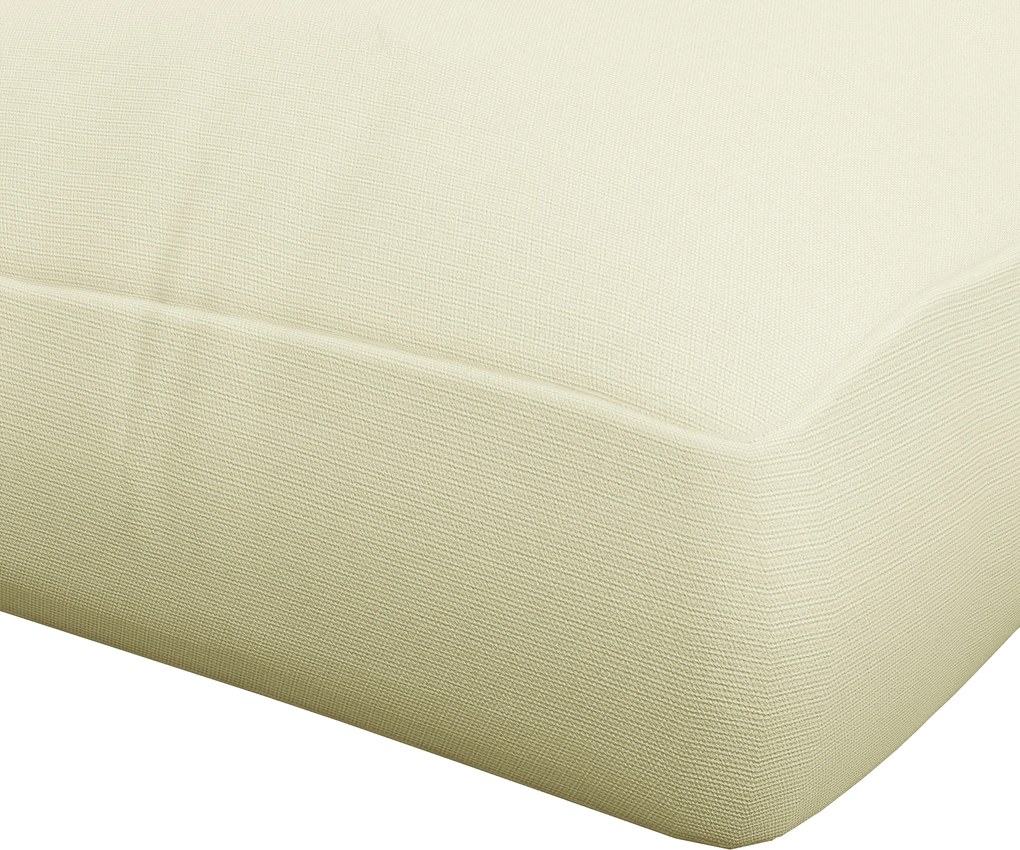 Outsunny Set 2 Perne de Grădină pentru Ședere și Spate cu Umplutură Groasă, Perne de Exterior din Poliester pentru Canapele și Paleți, Crem | Aosom Romania