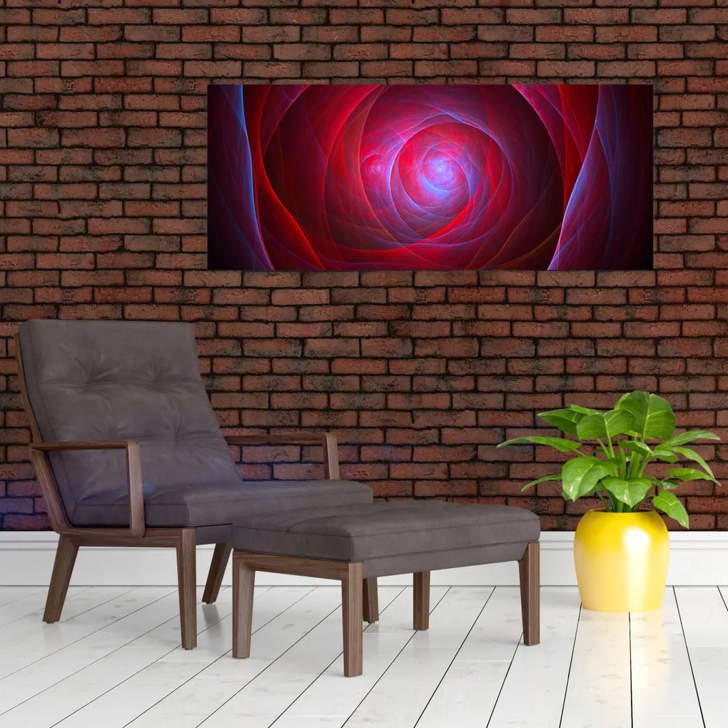Tabloul abstract cu ochi (120x50 cm)