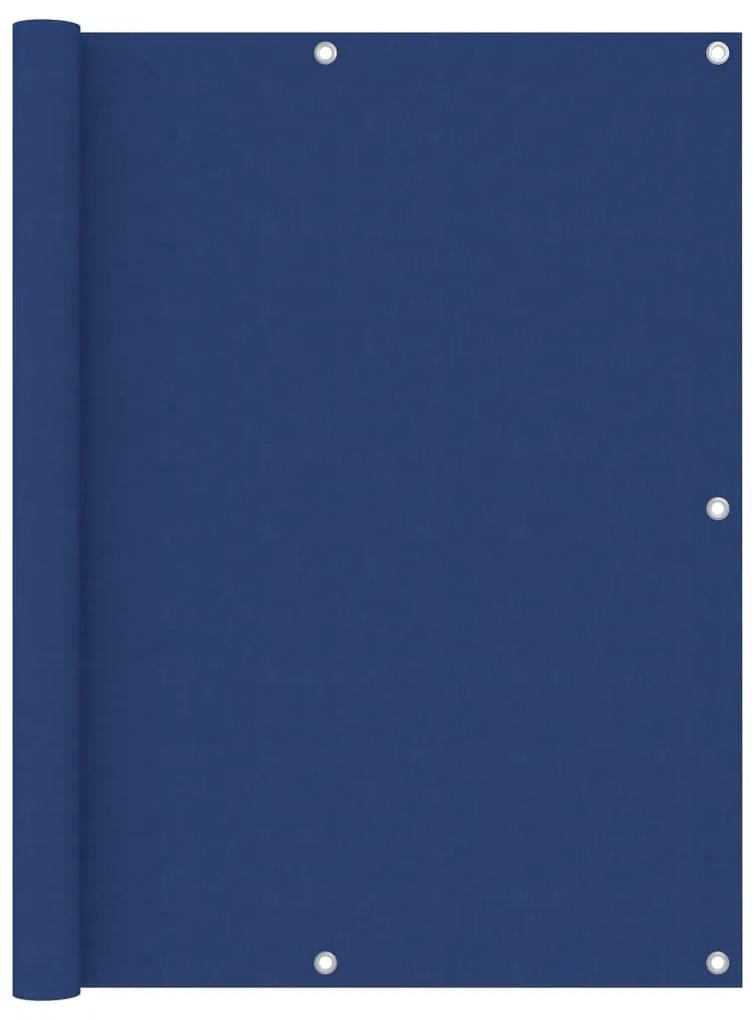 Paravan de balcon, albastru, 120 x 500 cm, tesatura oxford Albastru, 120 x 500 cm