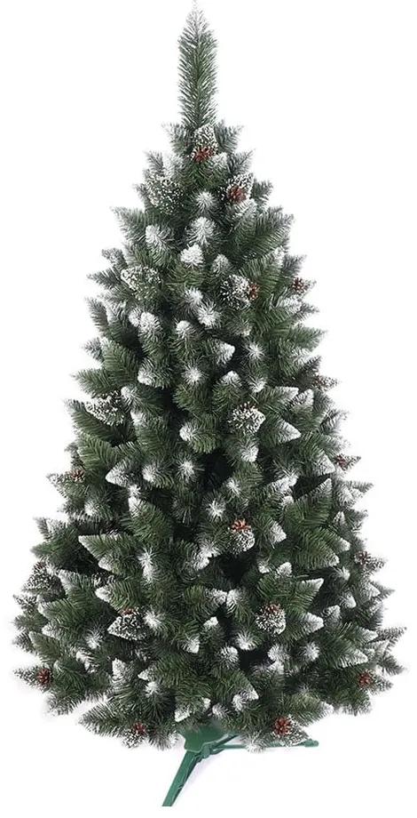 Pom artificial de Crăciun model pin argintiu, înălțime 220 cm
