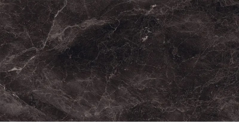Mexen Merison Black gres glazurat, rectificat G1, placă de pardoseală și perete 120 x 60 cm, luciu ridicat - TL203-120-060-00
