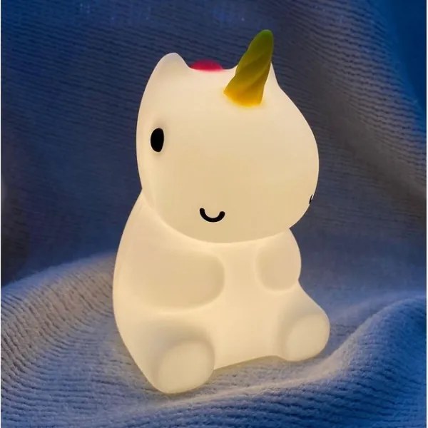 Lampă LED RGB tactilă reîncărcabilă dimabilă pentru copii MegaLight MAGGY EGG LED/5V