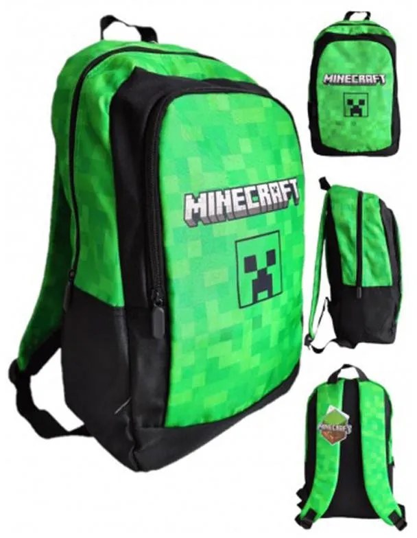 Minecraft Creepers ghiozdan, geantă de 40 cm