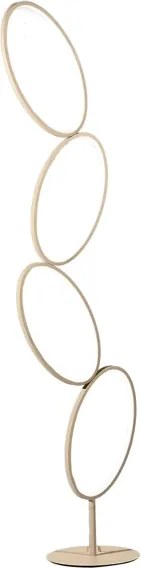 Ondaluce - Lampă de podea LED reglabilă RICE LED/38W/230V 166 cm aurie