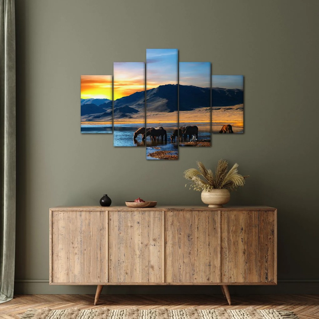 Tablou - Alimentarea cu energie electrică (150x105 cm)