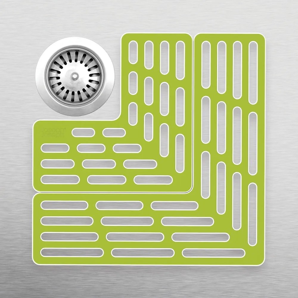Set 2 covorașe antiaderente pentru chiuvetă Joseph Joseph Sink Saver, gri
