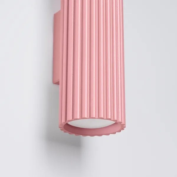 Brilagi - Lampă de perete LED CRESTO 2xGU10/10W/230V 20 cm roz