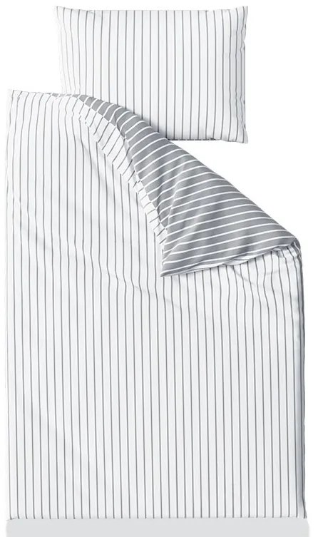 Lenjerie de pat din bumbac Renforce CAPRIVI gri cu nasture Dimensiunile lenjeriei: 70x90 cm, 140x200 cm