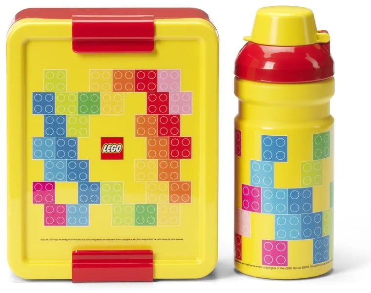 Cutie de gustări pentru copii cu sticlă Brick – LEGO®
