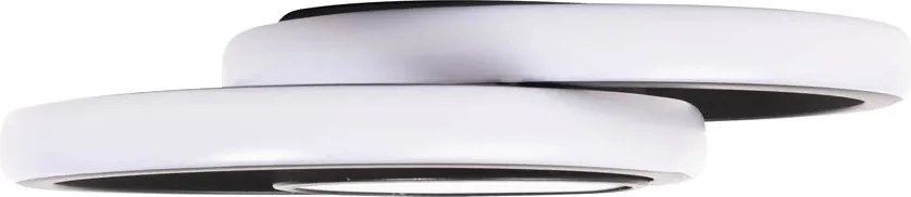 Plafoniera LED Erste Vista 38W 260x190x50mm, Negru Mat, Design Ring Circular Modern, 3CCT Ajustabil, Iluminat Interior Elegant pentru Living Dormitor