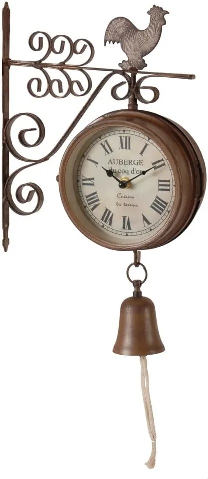 Ceas de perete Antic Line Bell, metalic
