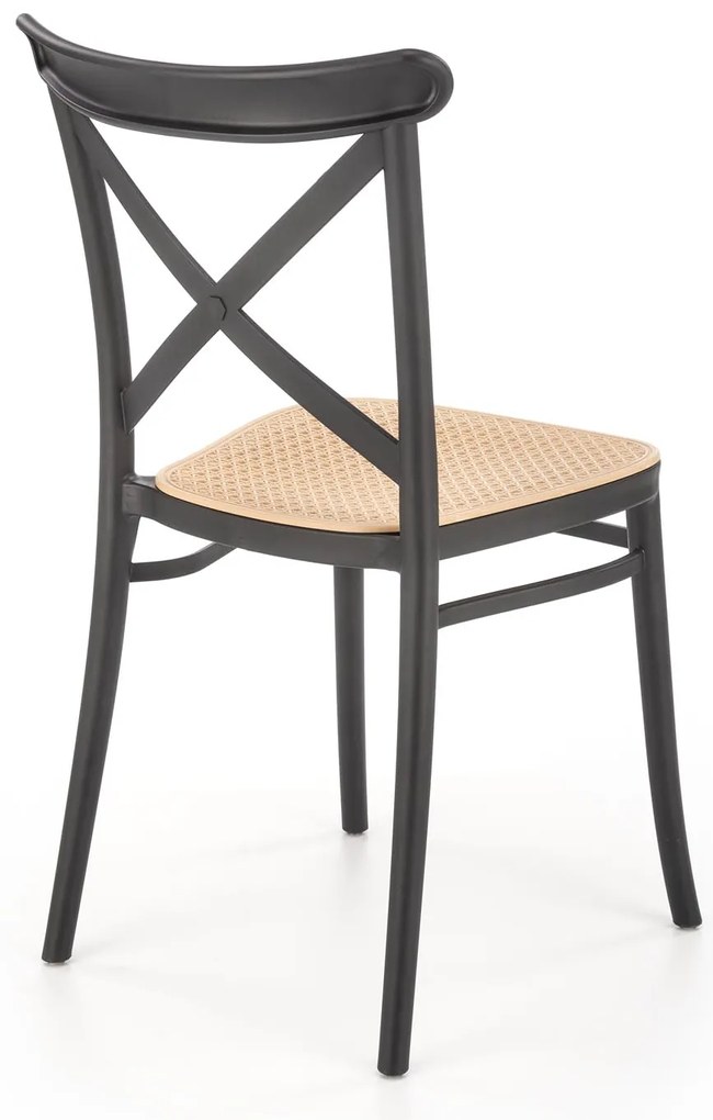 Scaun de grădină Karma K512 (negru + bej). 1118269
