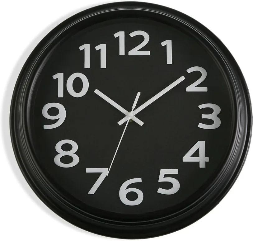 Ceas de perete Versa In Time, ⌀ 32,7 cm, negru