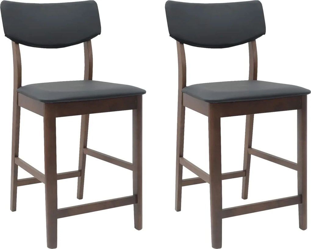 vidaXL Scaune de dining 2 pcs Maro deschis 48 x 49 x 95 cm