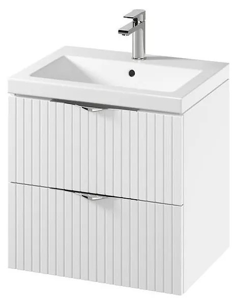 Cersanit S801-545 - Corp suspendat pentru baie cu lavoar TIRSO 60x45 cm, alb