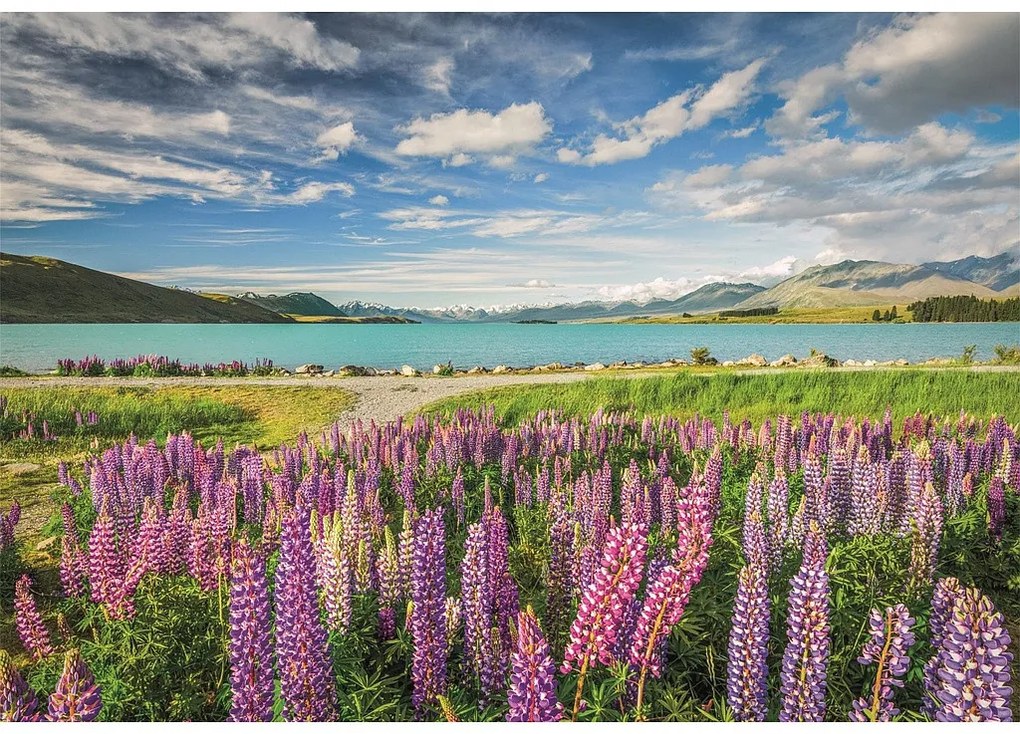 Orașe Lake Tekapo Puzzle Noua Zeelandă 1500 de piese Clementoni