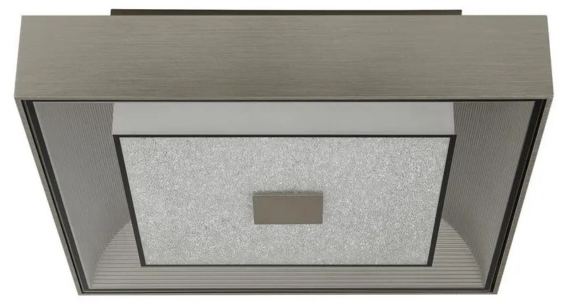 Plafoniera eleganta design modern Rhea LED argintiu
