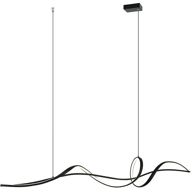 Lustra LED suspendata design modern decorativ Minimal negru