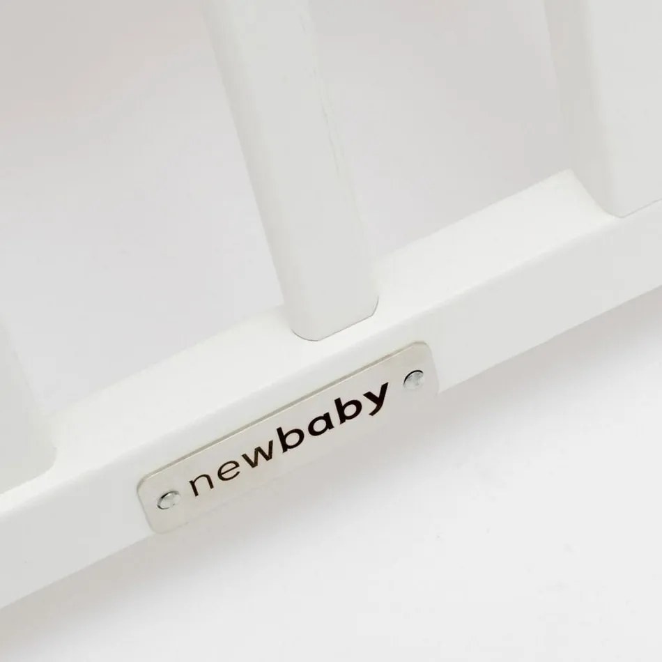 Pătuț pentru copii New Baby Lilly cu sertar, alb