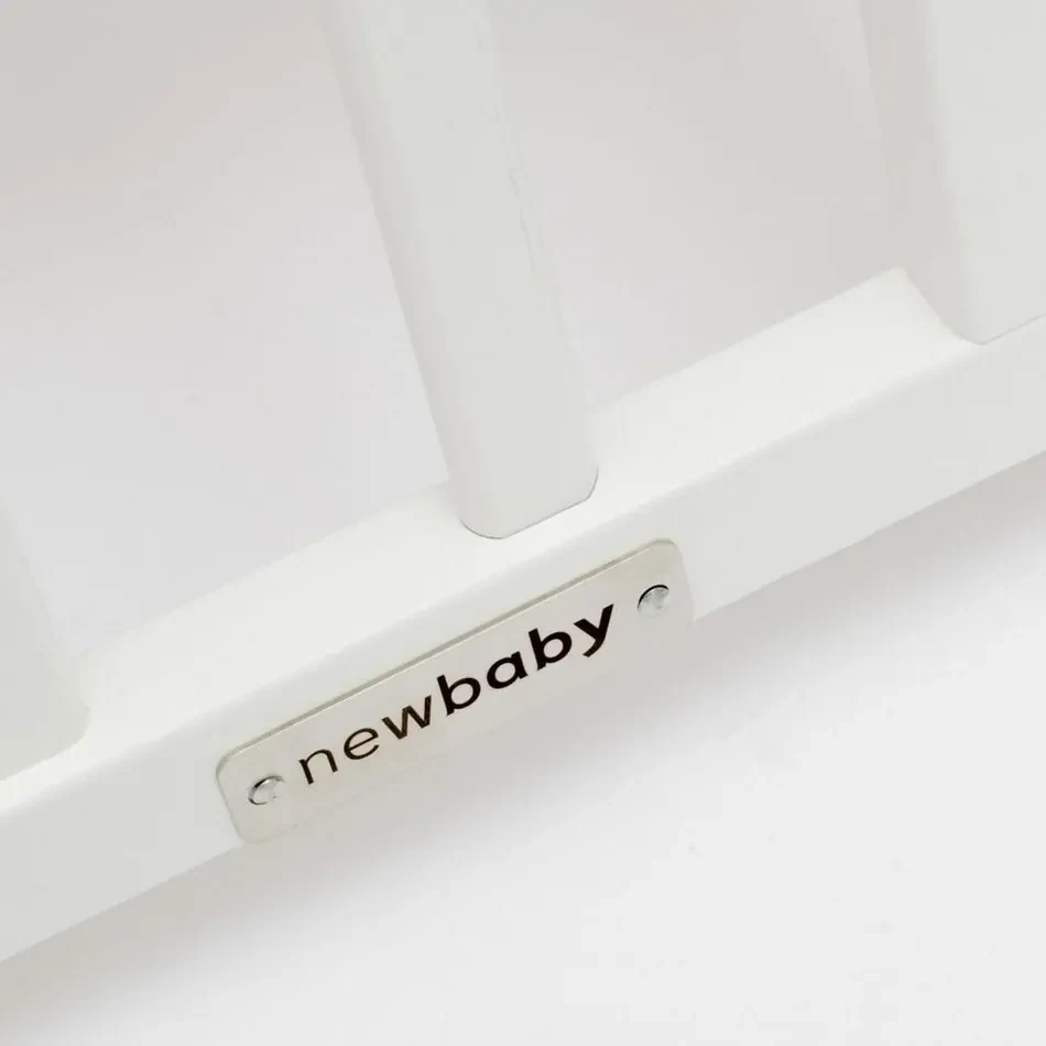 Pătuț pentru copii New Baby Lilly cu sertar, alb