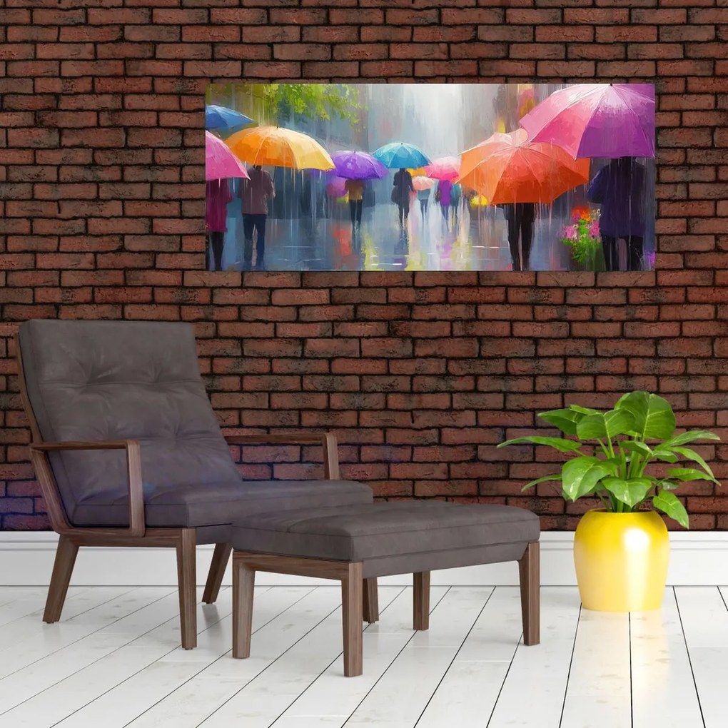 Tablou - Zi ploioasă (120x50 cm)