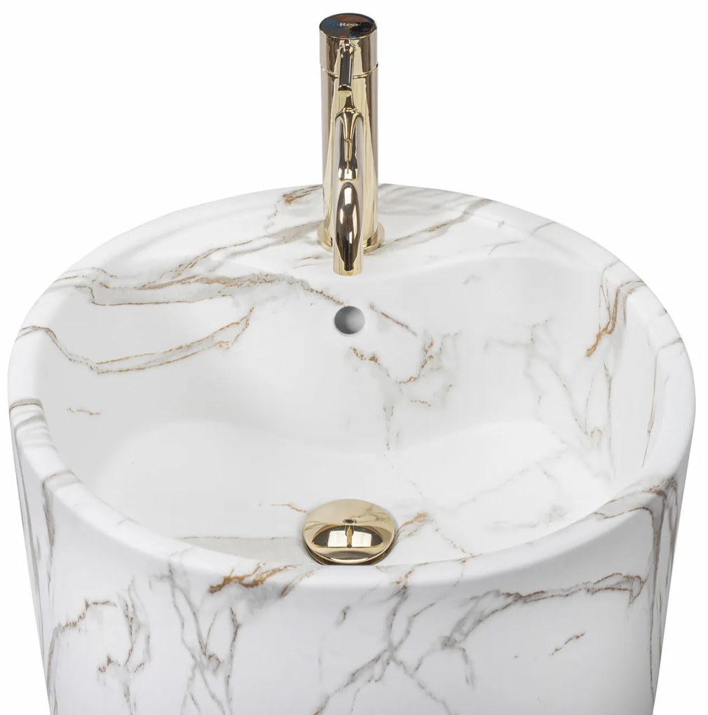 Lavoar freestanding Ceramic Anya Lava mat