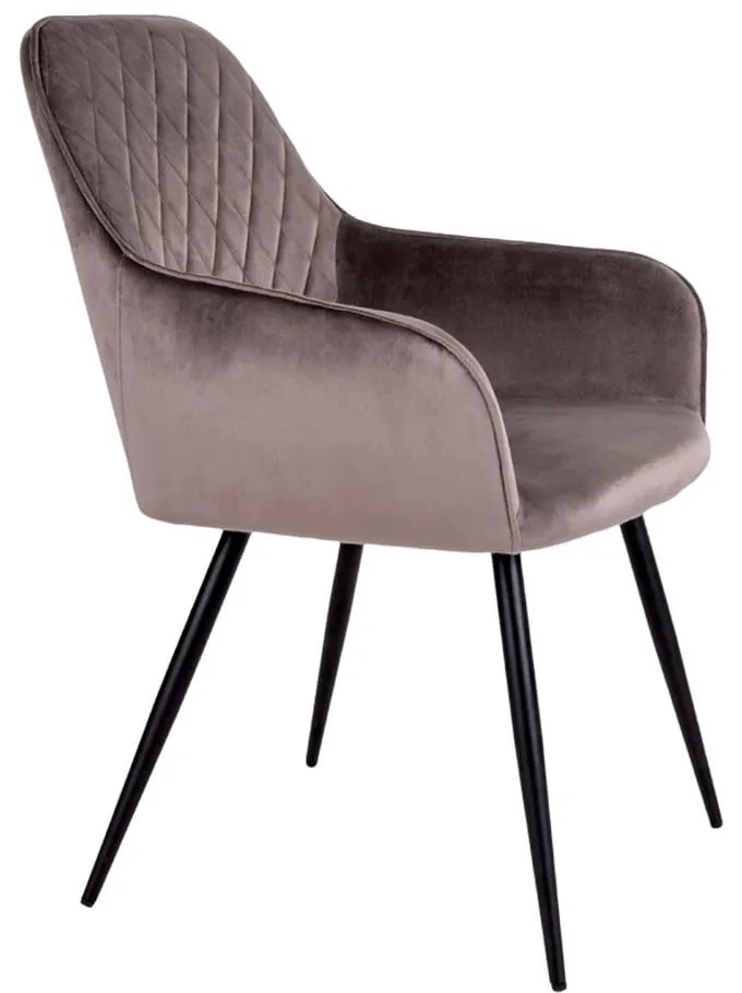 Set de scaune de sufragerie maro deschis cu cotiere 2 buc. tapițat Harbo – House Nordic