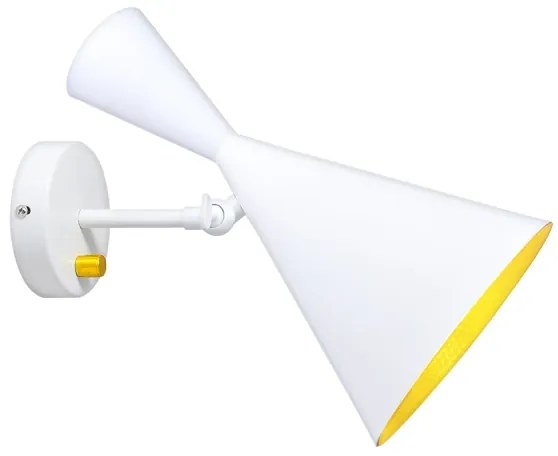 Aplica perete MODERN 1xE27/20W/230V alb