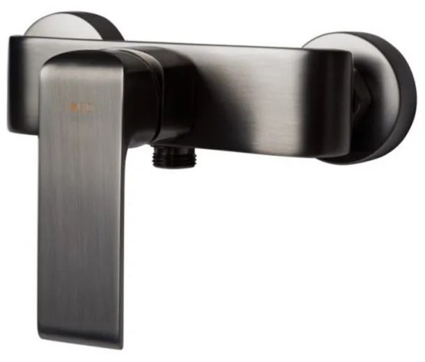Cabină de duș CLASSIC 90 BLACK cu perete posterior, cu cădiță și baterie