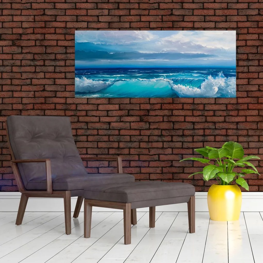 Tablou - Valul mării (120x50 cm)