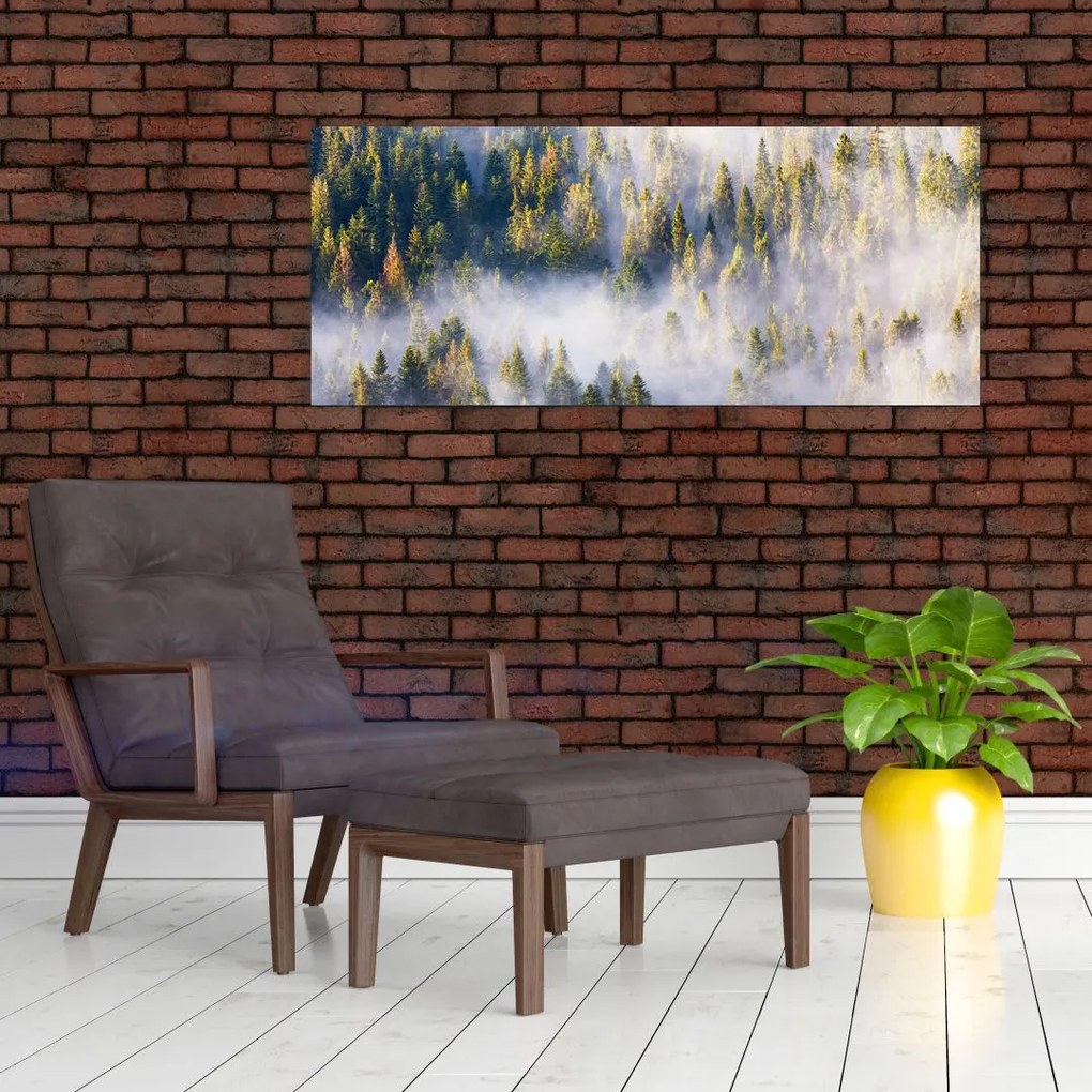 Tablou - Copac în ceață (120x50 cm)