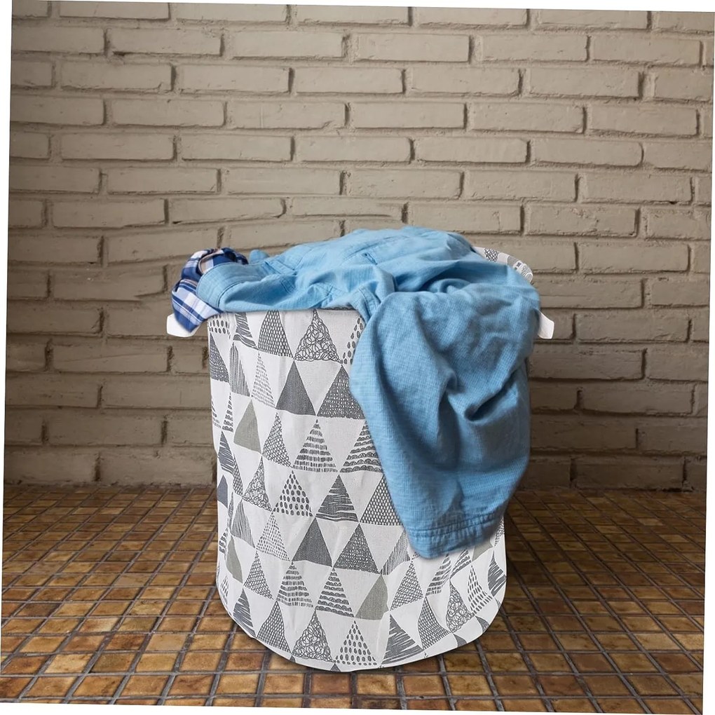 Cos pentru jucarii si rufe Culoare alb-gri, BOWA