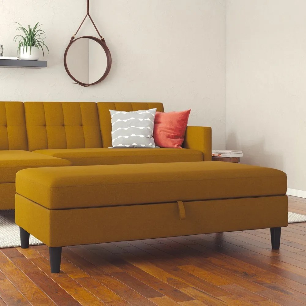 Taburet galben Hartford – Støraa